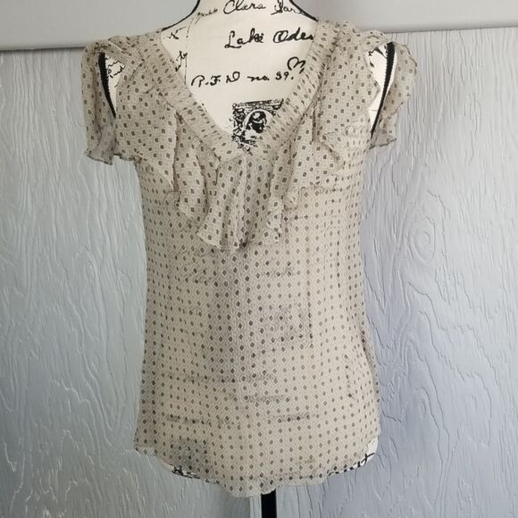 🖤 5/$20 🖤 Banana Republic sheer shirt - Picture 1 of 5